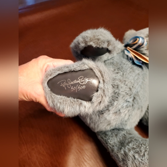 NWT Gund Teddy Bear, 100th Ann, Signature Collection, signed, Original Bow, Tags - Picture 7 of 16